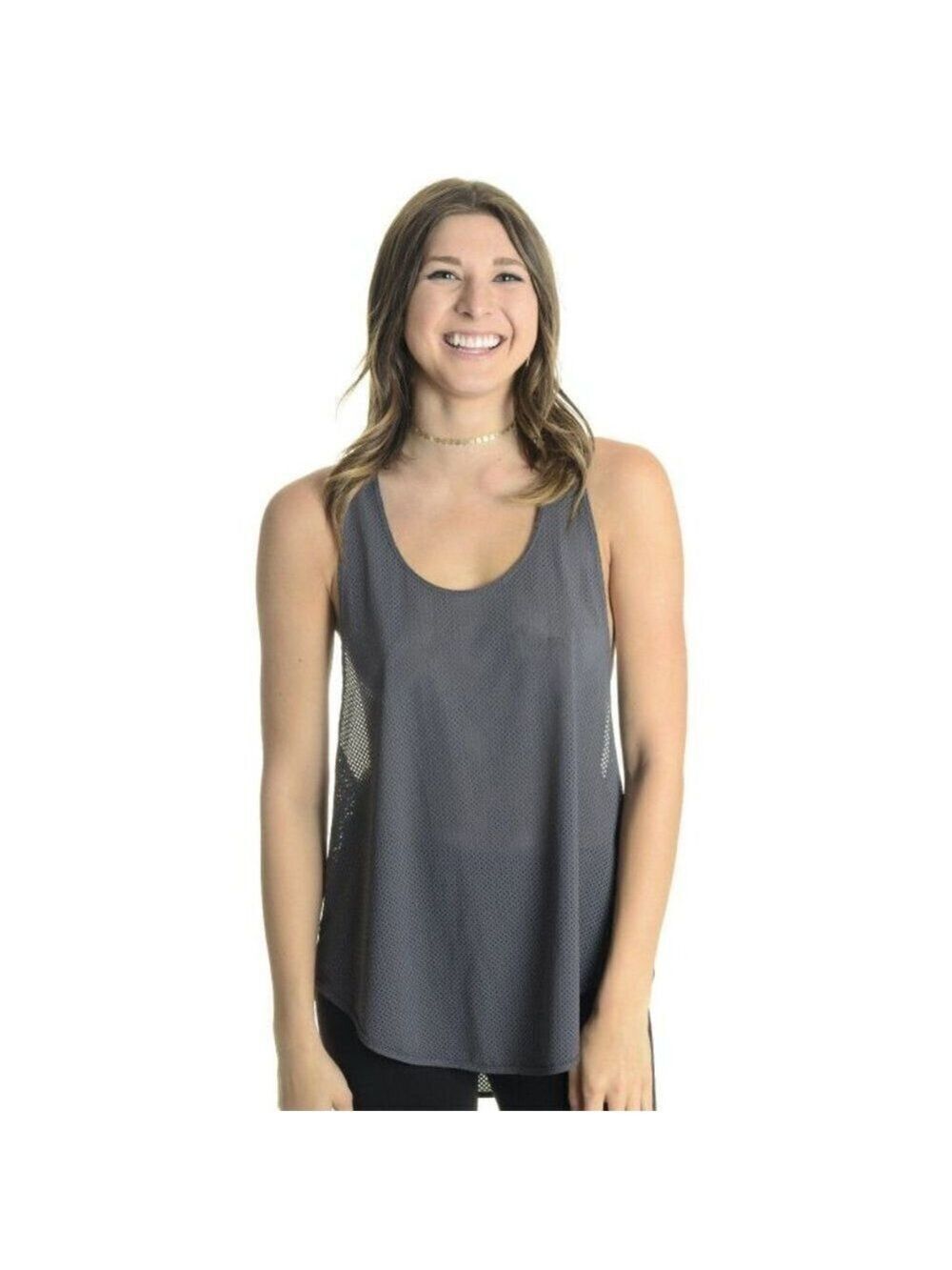 Free People Easy Mesh Unlined Athletic Tank Top M
